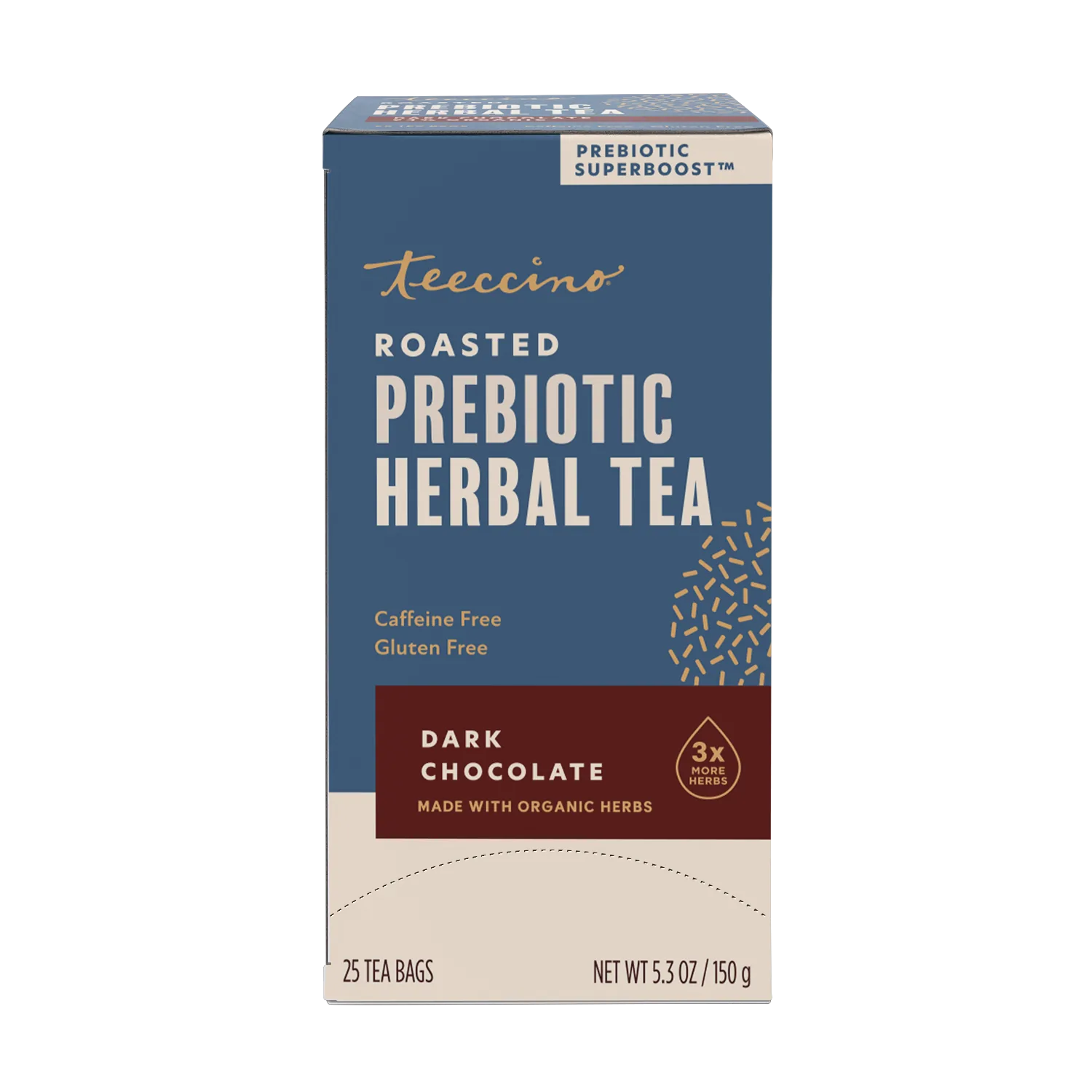 Dark Chocolate Prebiotic SuperBoost Herbal Tea DestGlow