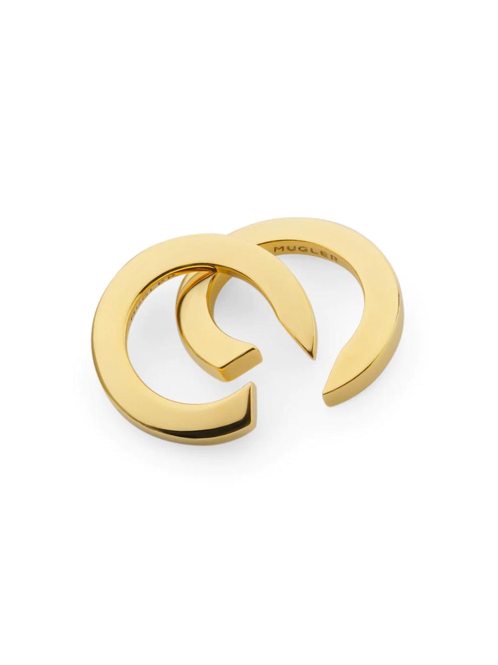 Mugler Women Double Ring DestGlow