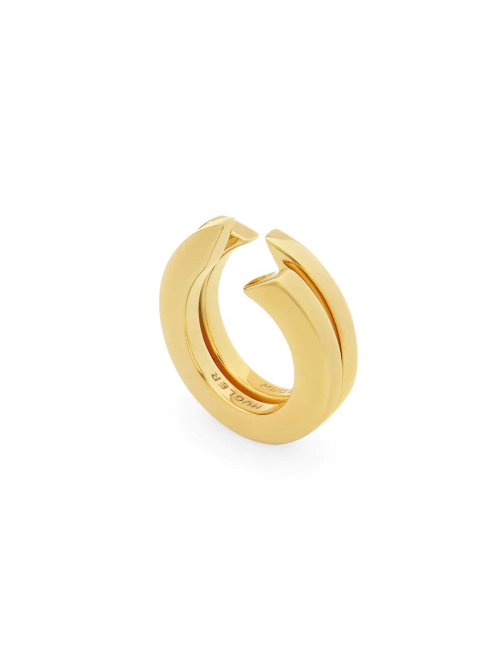 Mugler Women Double Ring DestGlow