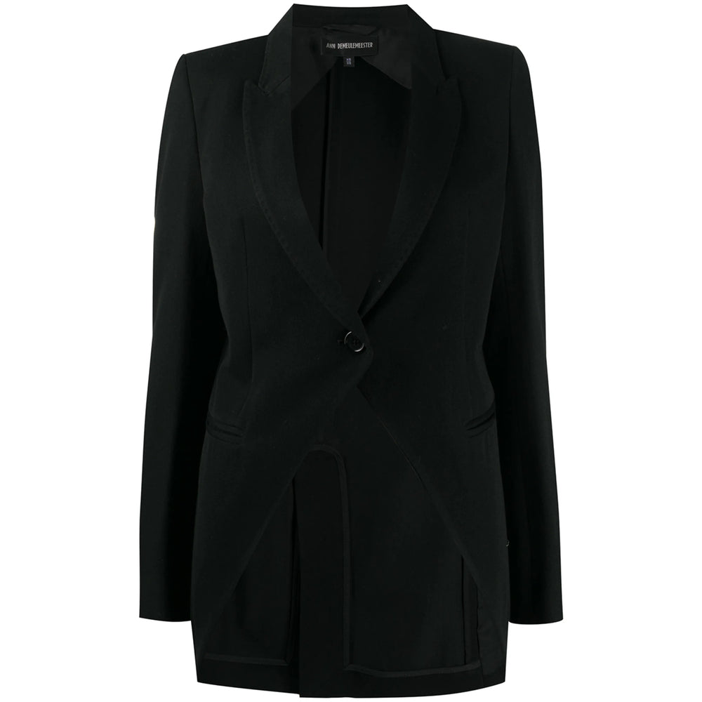 Ann Demeulemeester Black Jackets - Cropped Jackets Women by Luosophy