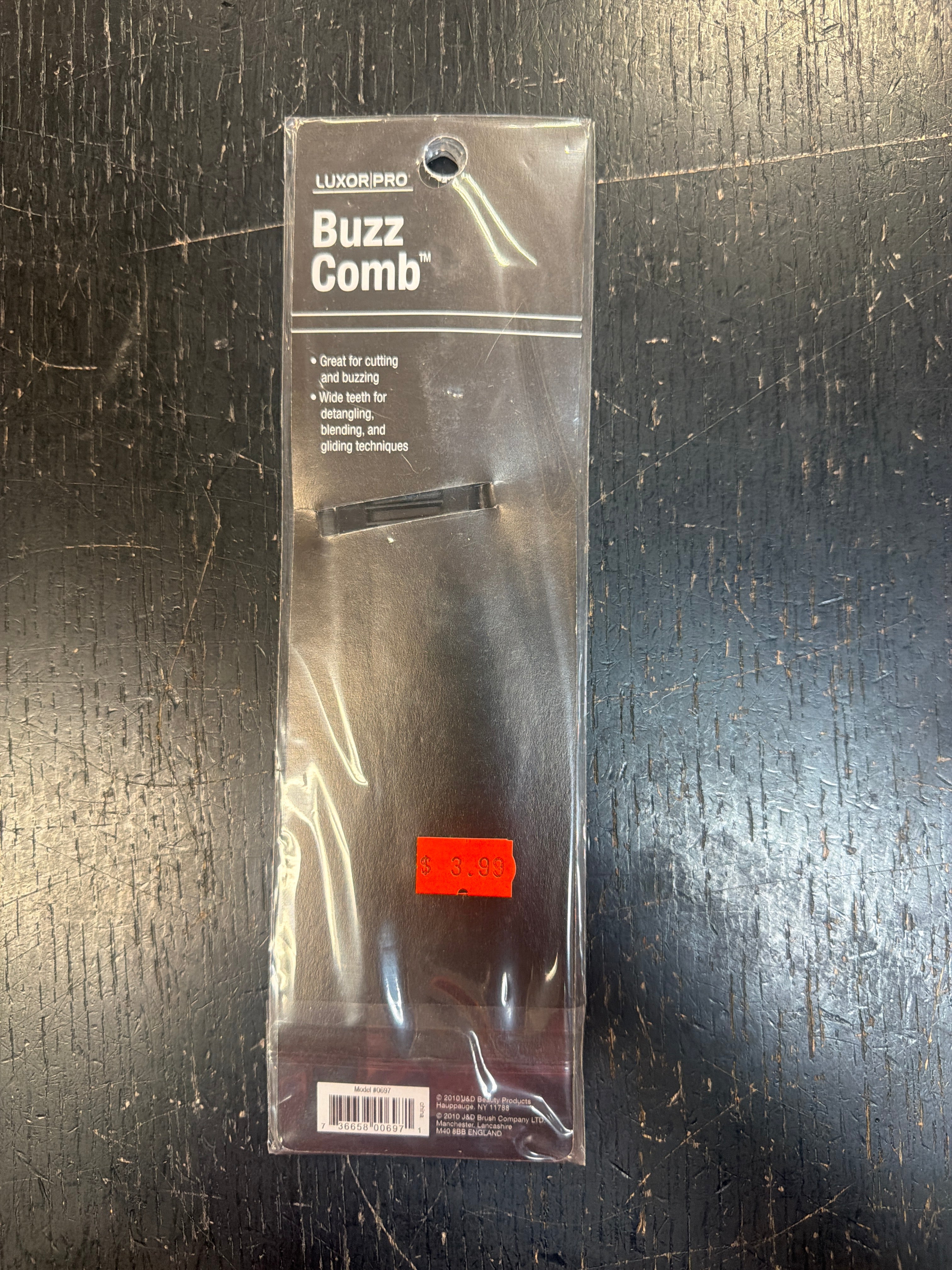 Luxor Buzz Comb Black