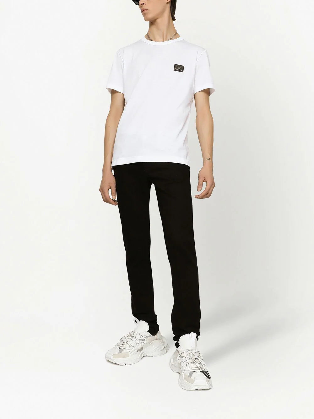 Dolce & Gabbana Men Dg Essentials Crew Neck T-Shirt DestGlow