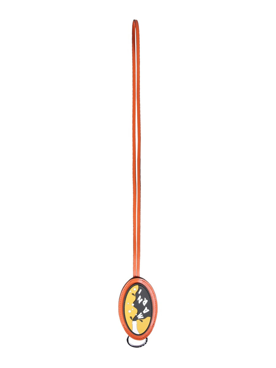 Marni Men Key Ring With Logo Patch DestGlow