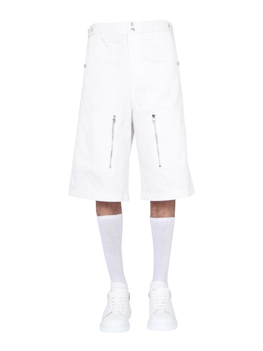 Alexander Mcqueen Men Japanese Gabardine Shorts DestGlow