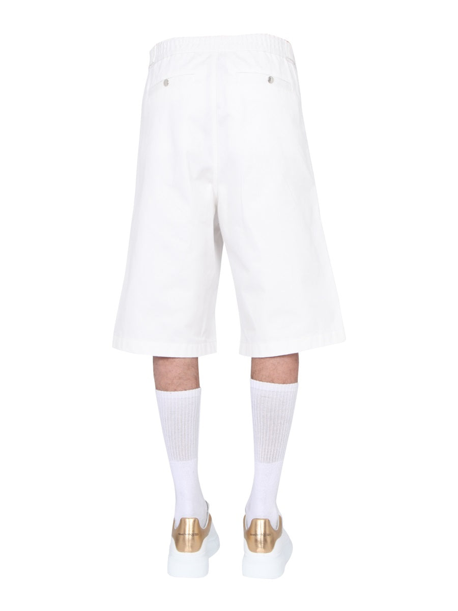 Alexander Mcqueen Men Japanese Gabardine Shorts DestGlow