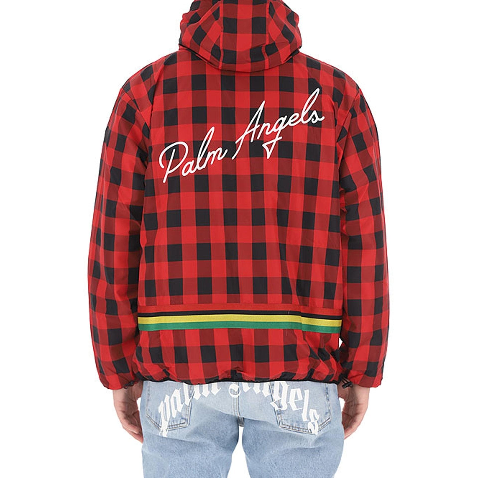 Palm Angels Checked Windbreaker Jacket Men