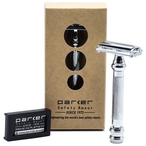 Parker 99R Chrome Super Heavyweight Long Handle Butterfly Safety Razor by Pasteur Pharmacy