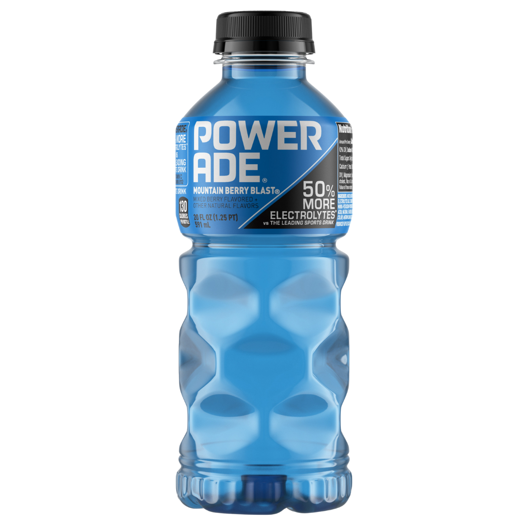 Powerade Mountain Blast Sports Drink (20oz) DestGlow
