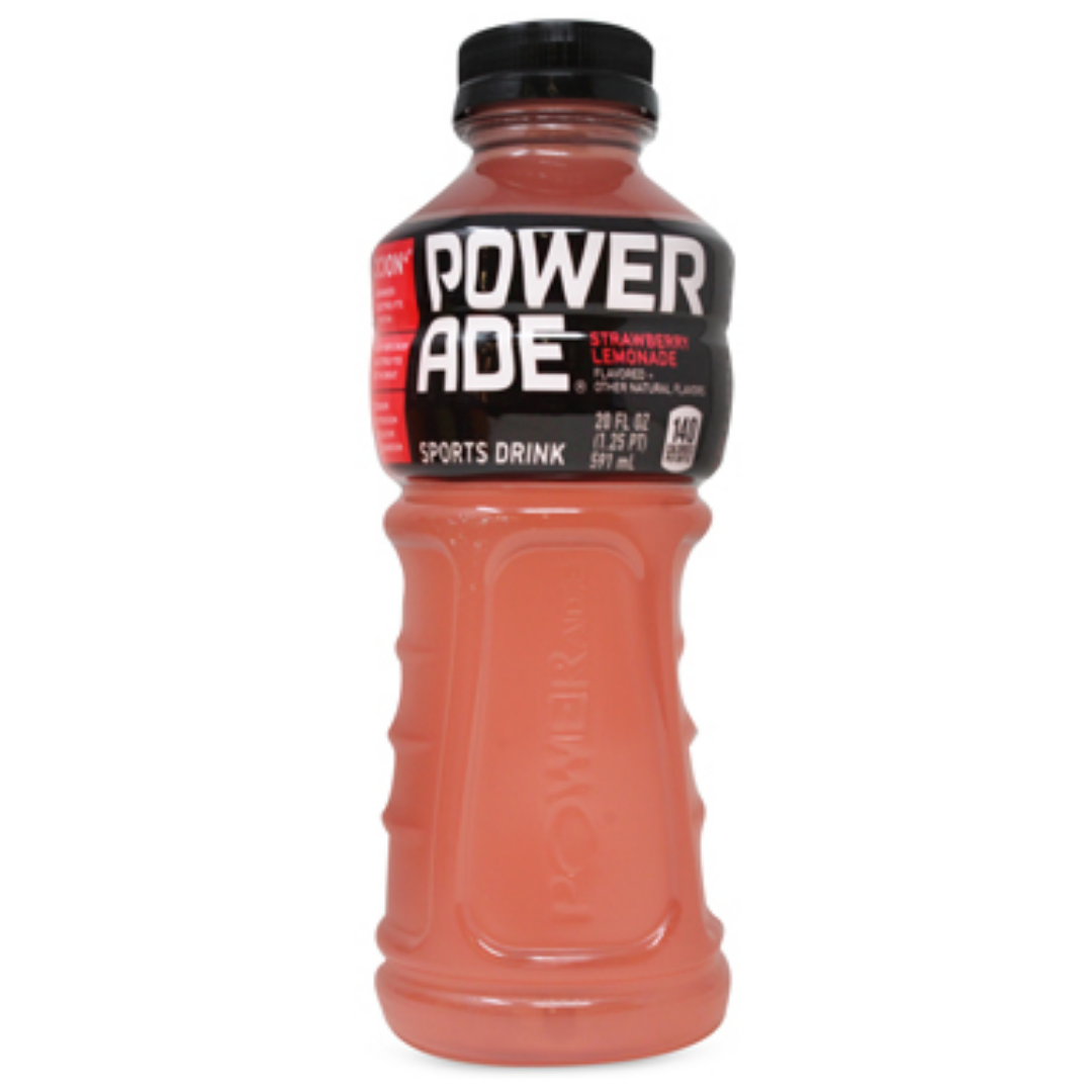 Powerade Strawberry Sports Drink (20oz) DestGlow