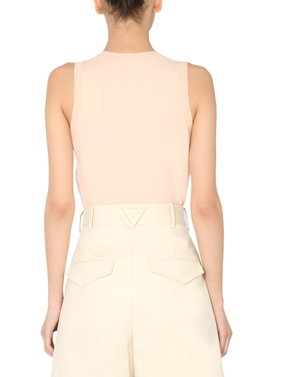 Bottega Veneta Women Light Sweater Without Sleeves DestGlow
