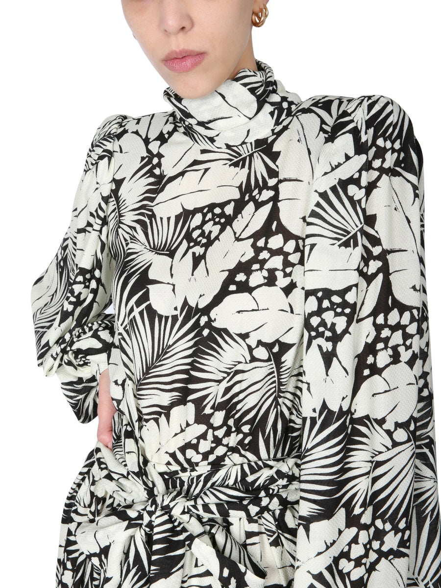 Saint Laurent Women Mini Dress With Band DestGlow