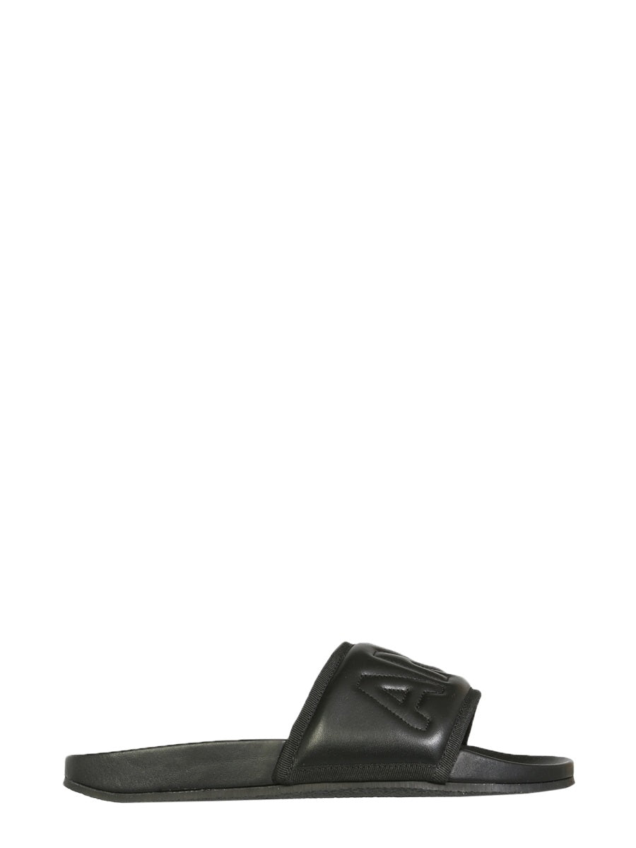 Ambush Men Leather Slide Sandals DestGlow