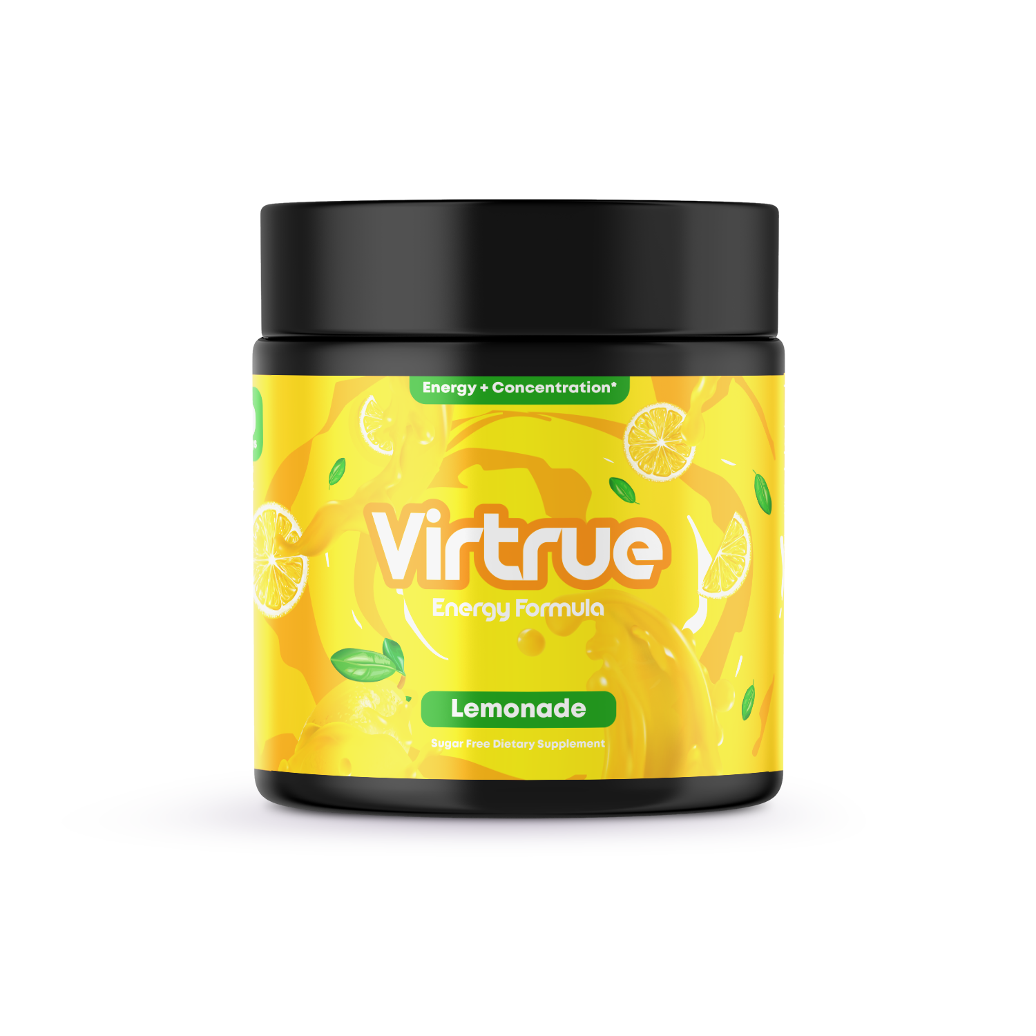 Lemonade Pre-Workout Energy Powder + Focus Boost & Hydration | Sugar Free by Virtrue