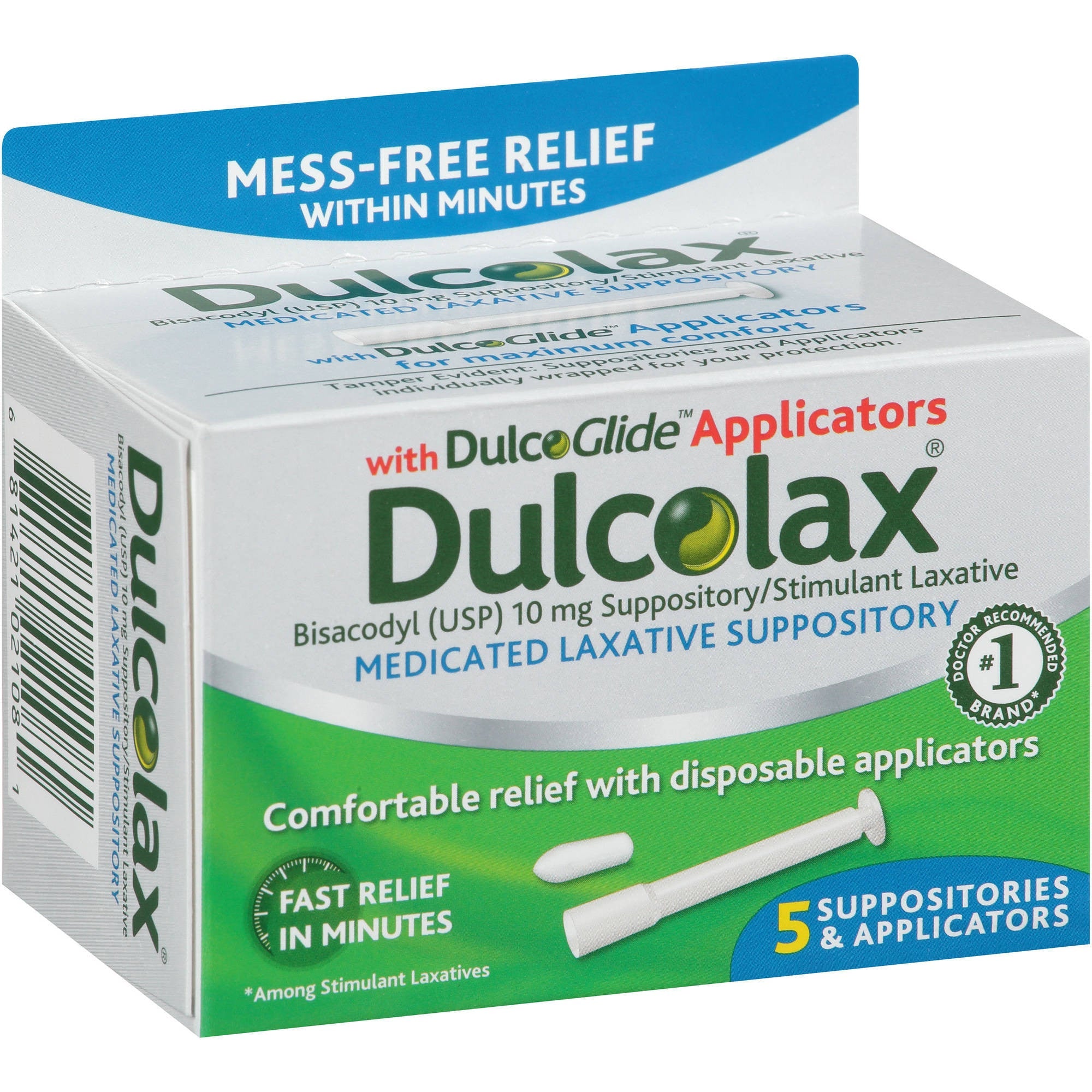 Dulcolax Medicated Laxative Suppositories - 5ct by Pasteur Pharmacy