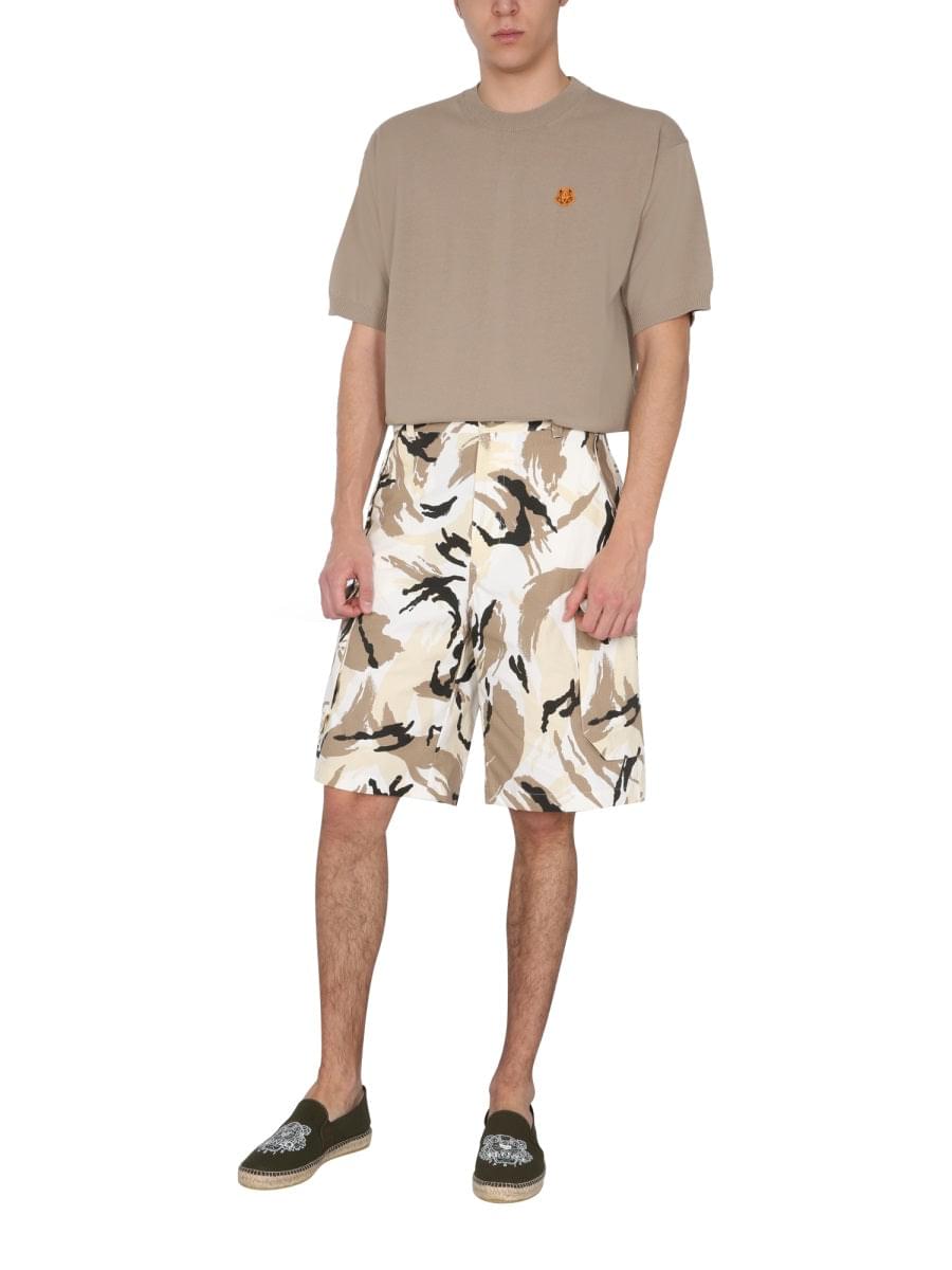 Kenzo Men "Tropic Camo" Bermuda DestGlow
