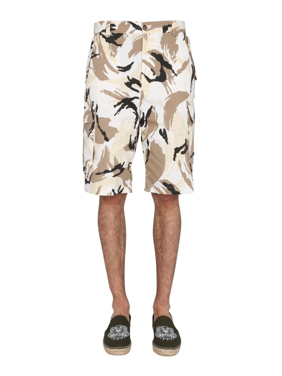 Kenzo Men "Tropic Camo" Bermuda DestGlow