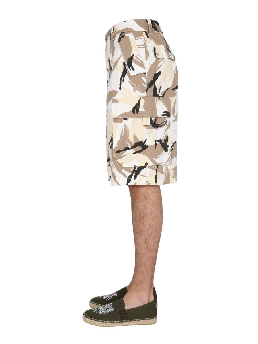 Kenzo Men "Tropic Camo" Bermuda DestGlow