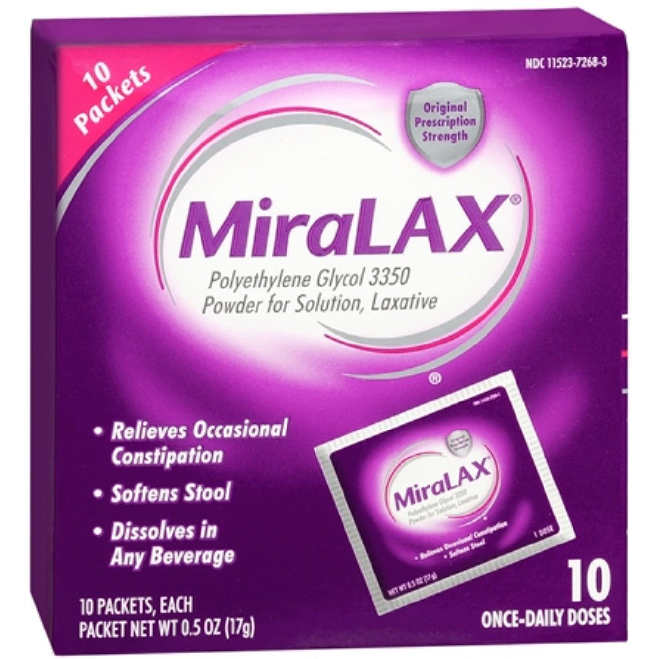 MiraLAX Powder Unflavored Osmotic Laxative by Pasteur Pharmacy