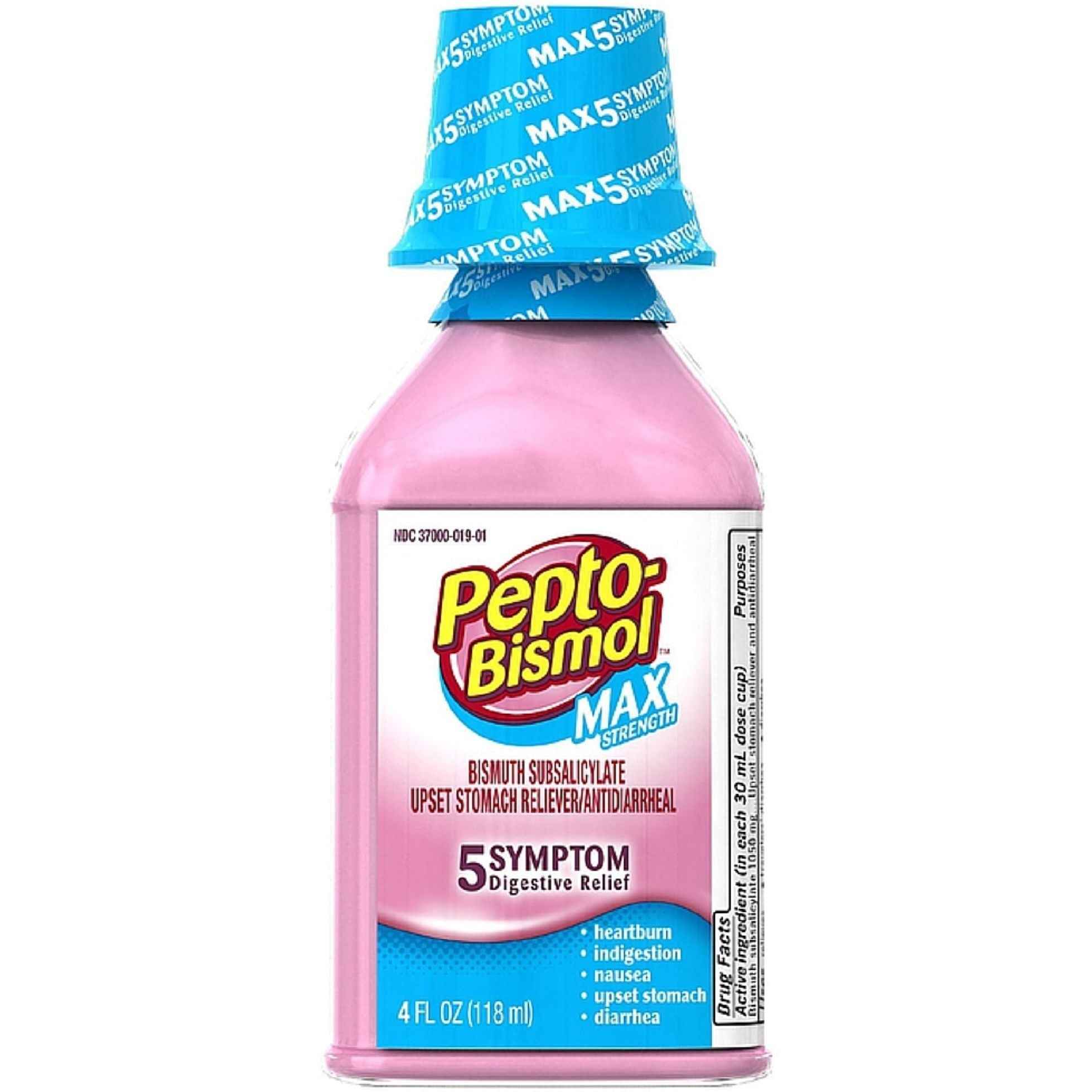 Pepto Bismol Ultra Upset Stomach Reliever/Antidiarrheal 4 Fl Oz - DestGlow