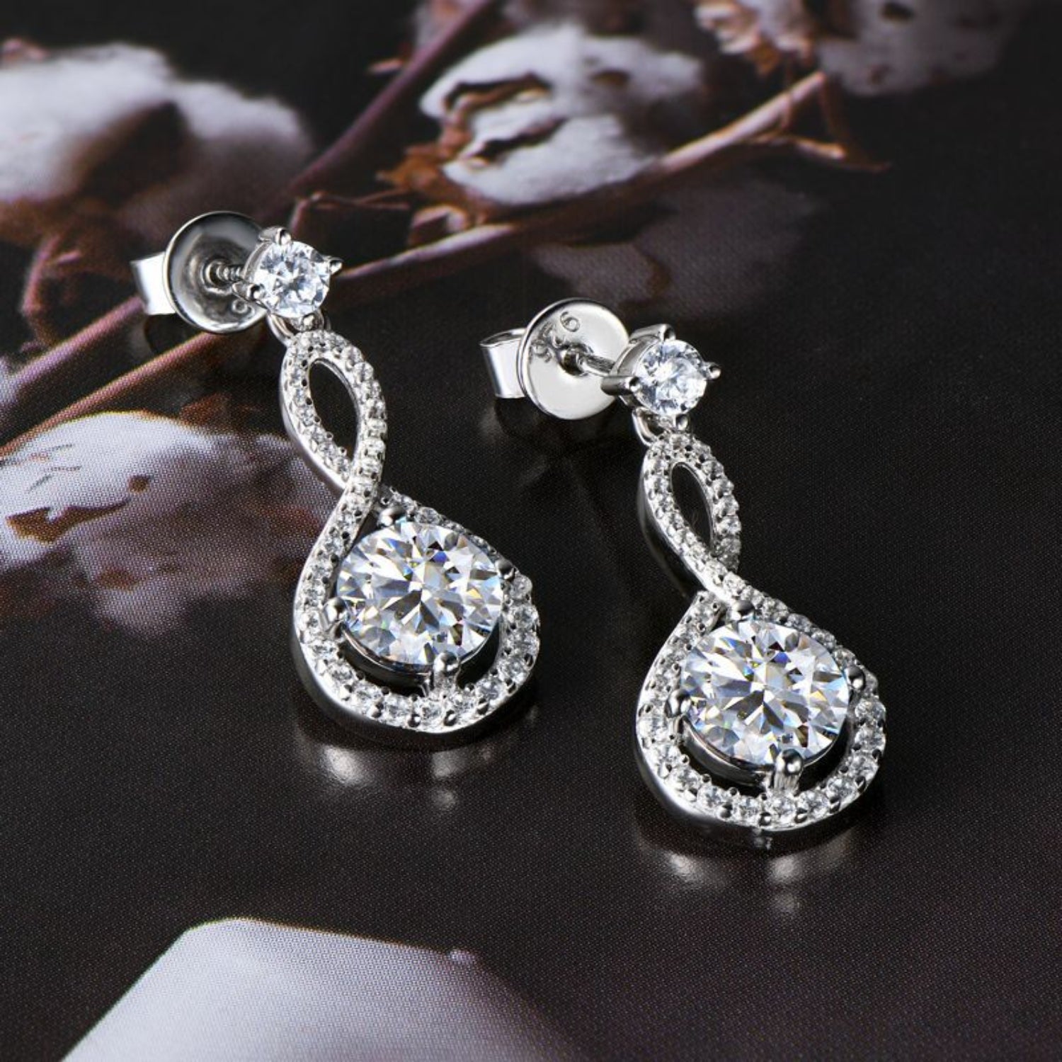 1 Carat Sparkala™ Pure Sterling Silver Earrings - DestGlow