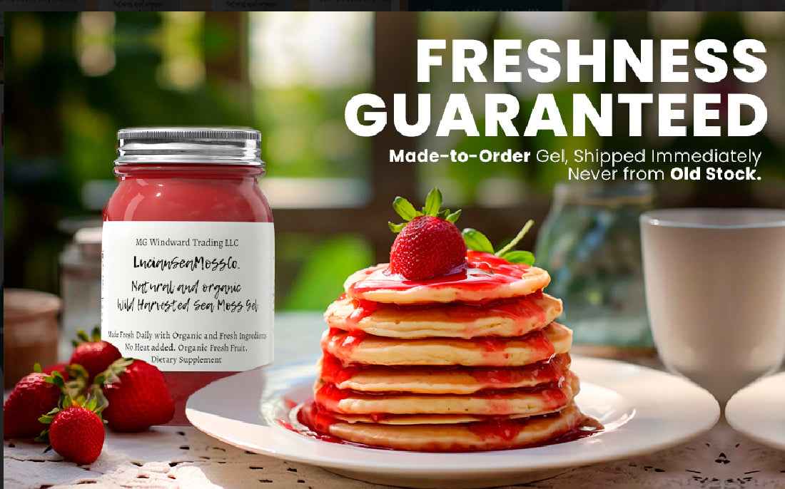 Super Greens Infused Organic Sea Moss Gel