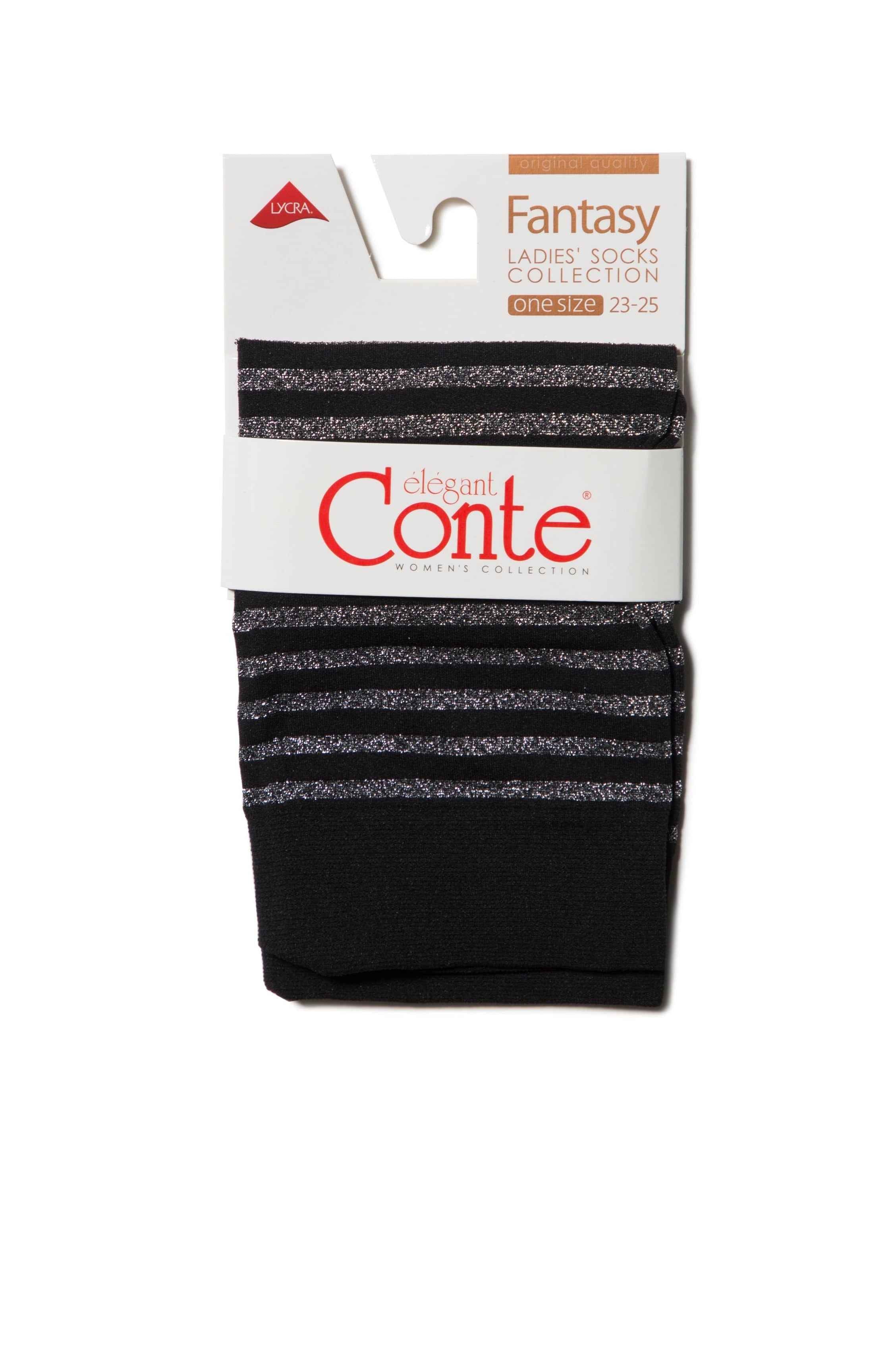 Socks Conte Fantasy - Shimmering Stripe