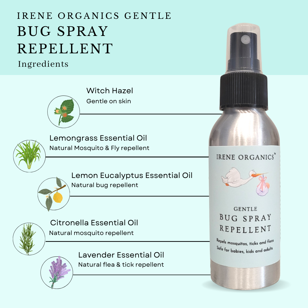 Gentle Baby Bug Spray Repellent by Irene Organics