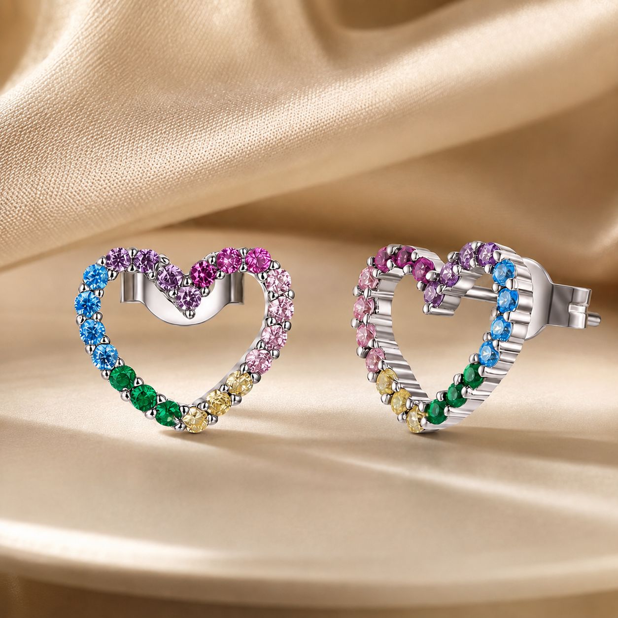 925 Sterling Silver Earrings for Women with CZ DestGlow