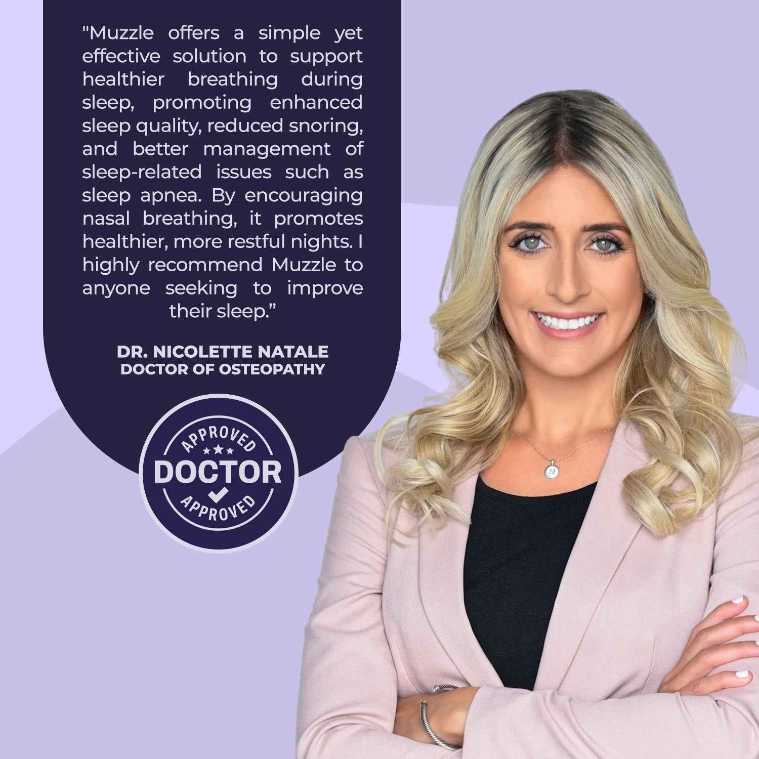 Muzzle® Mouth Tape For Youth (Medium Hold)