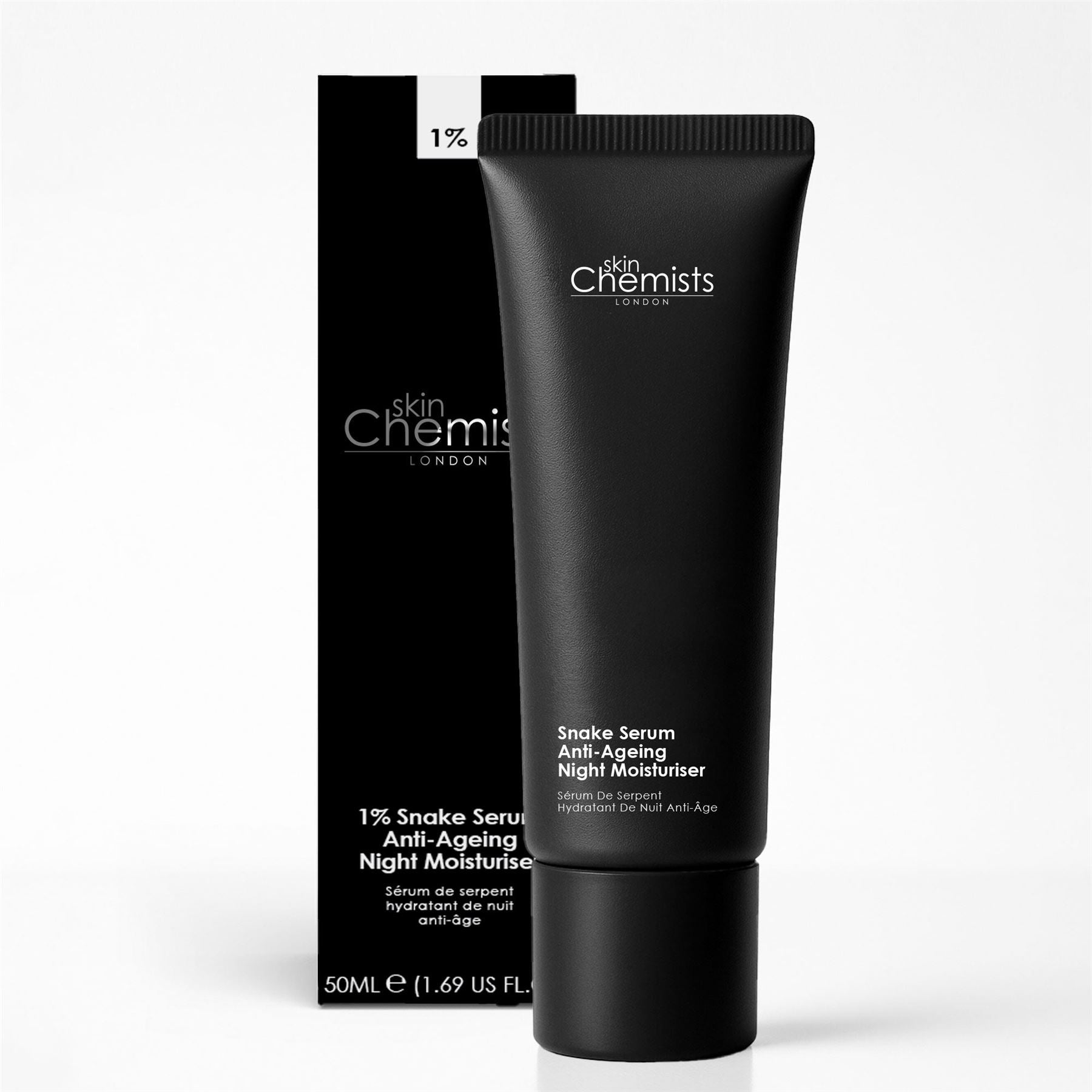 skinChemists Snake Serum Anti-Ageing Night Moisturiser 50ml DestGlow