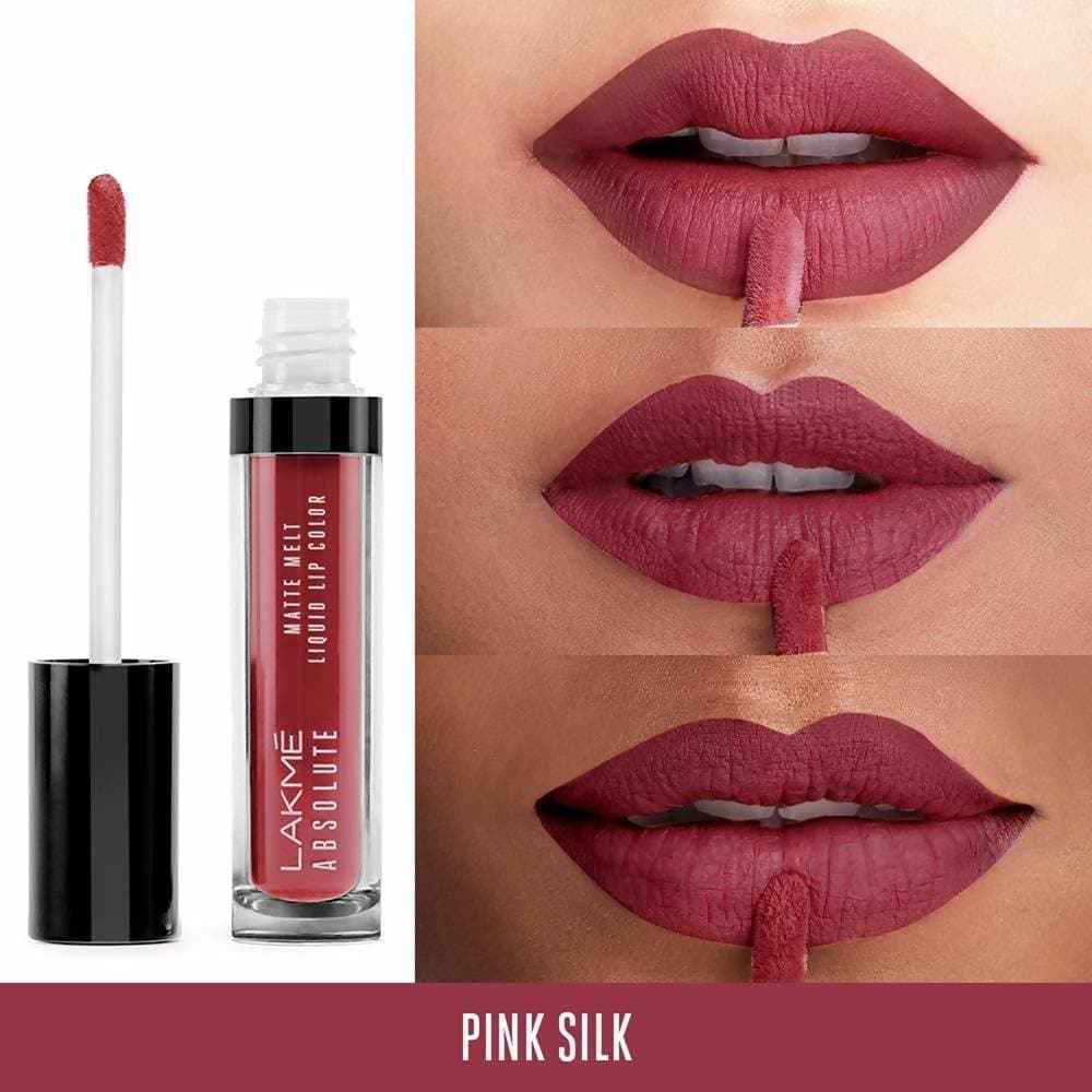 Lakme Absolute Matte Melt Liquid Lip Color - Pink Silk
