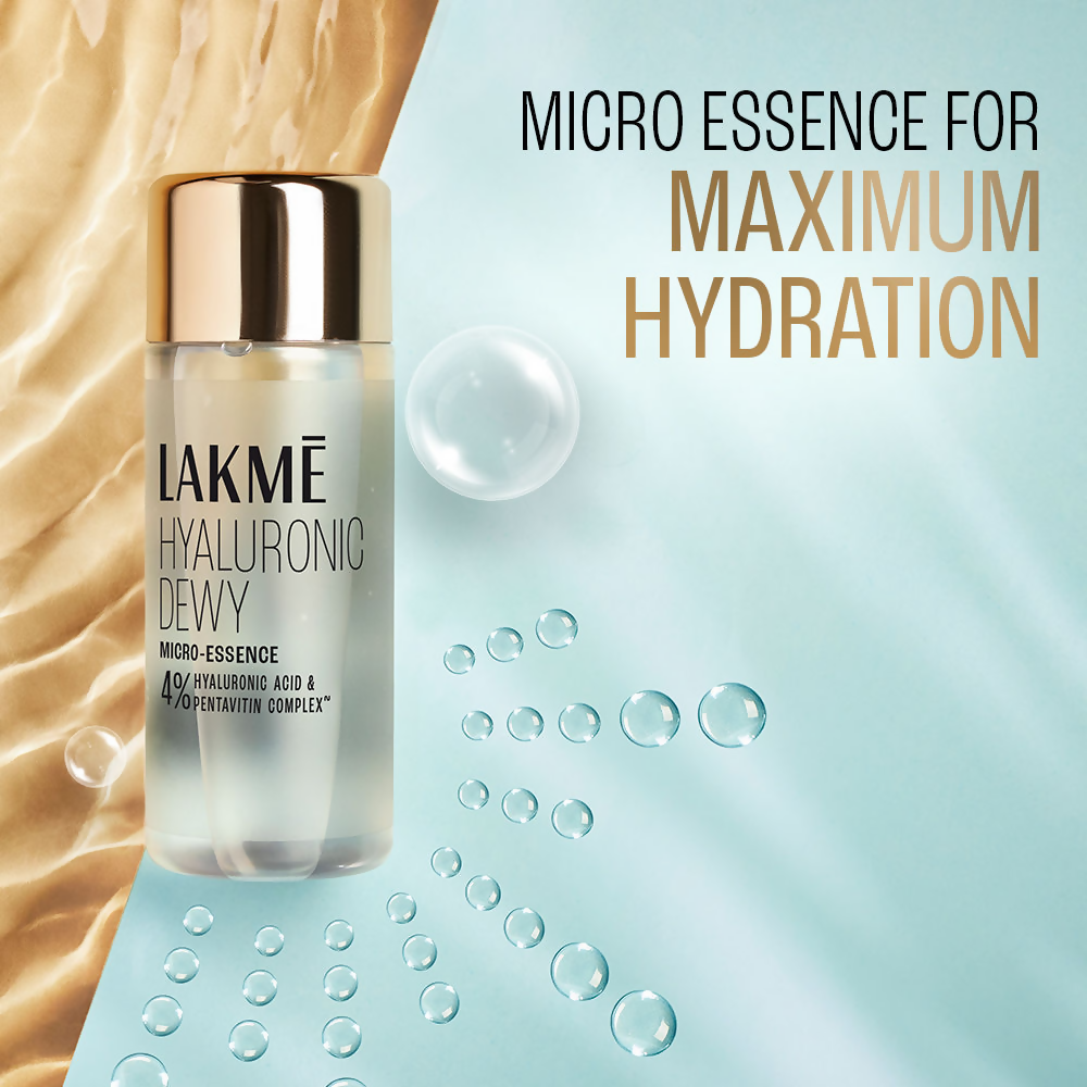Lakme Hyaluronic Dewy Micro Essence With 4% Hyaluronic Acid