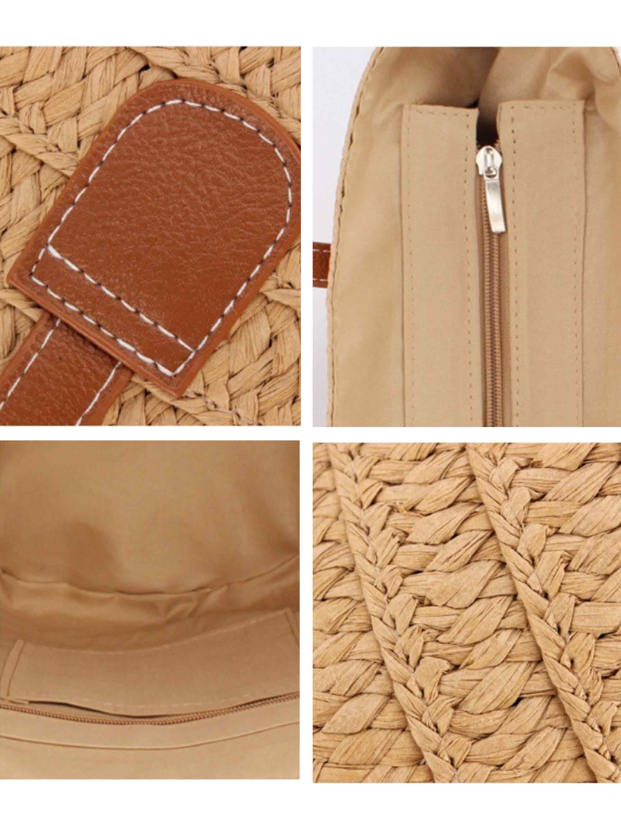 Flat Strap Trapezoid Tote DestGlow