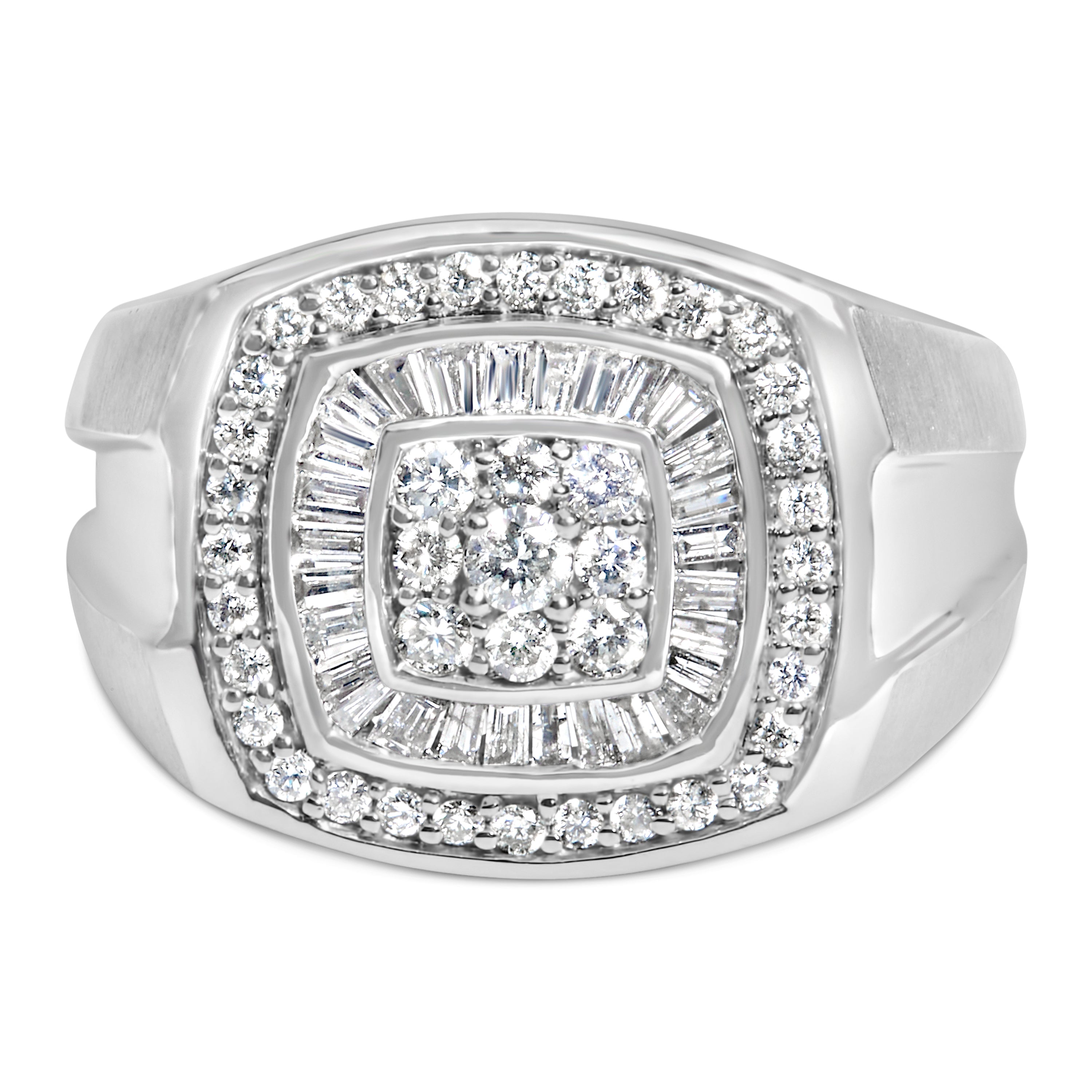 14K White Gold Men&