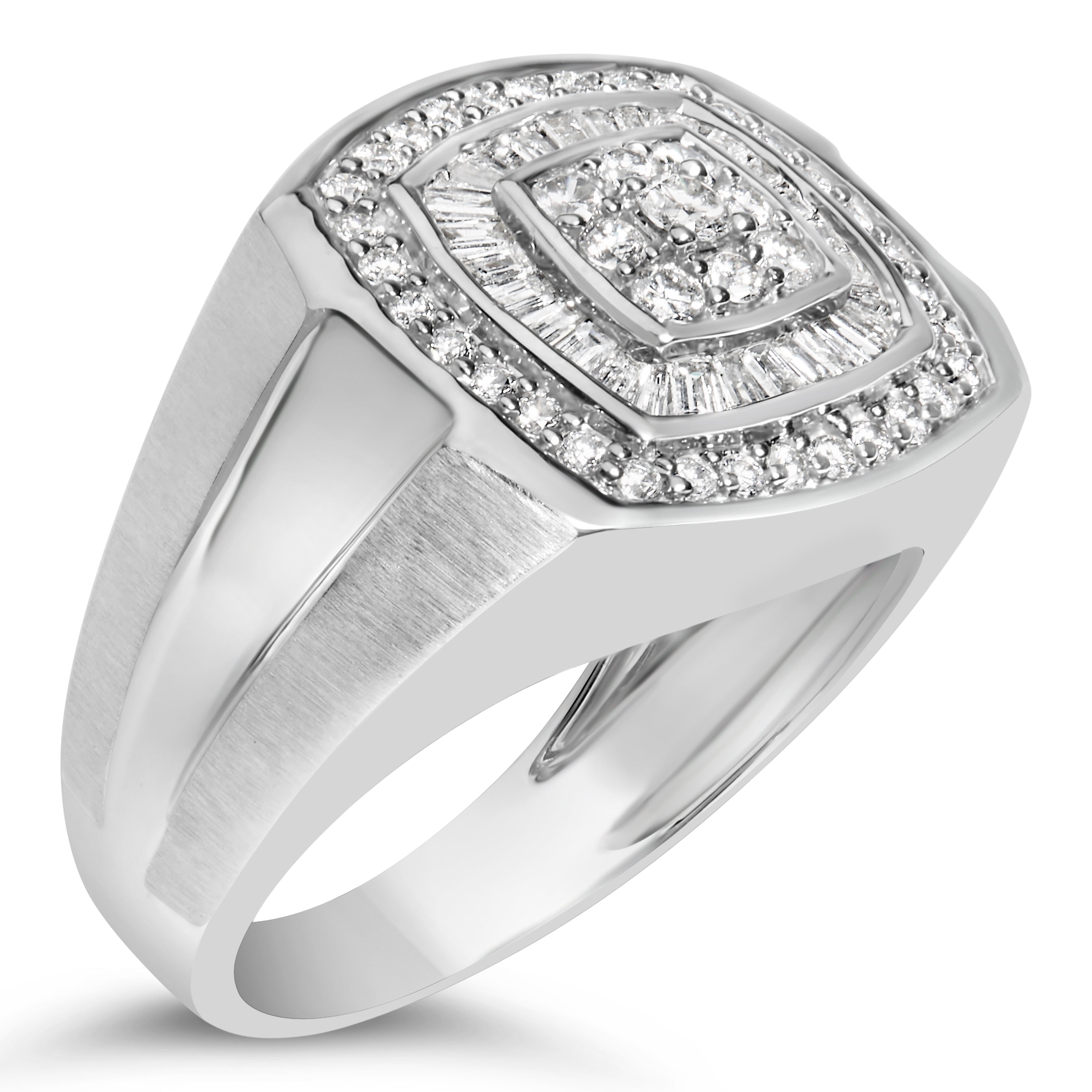 14K White Gold Men&