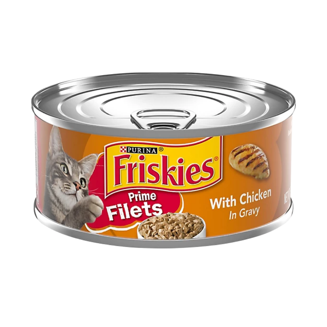 Purina Friskies Prime Filets with Chicken in Gravy Wet Cat Food (5.5 oz) DestGlow