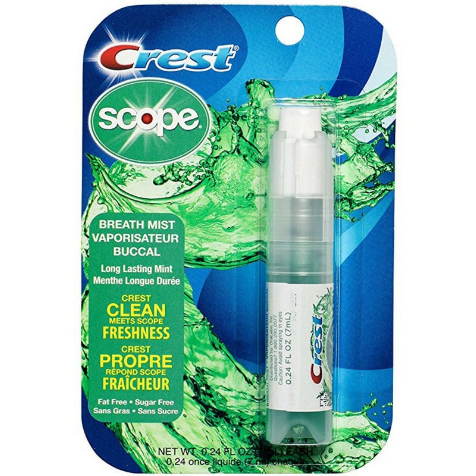 Crest® Scope® Outlast™ Long Lasting Mint Breath Mist (0.24 fl oz) - DestGlow
