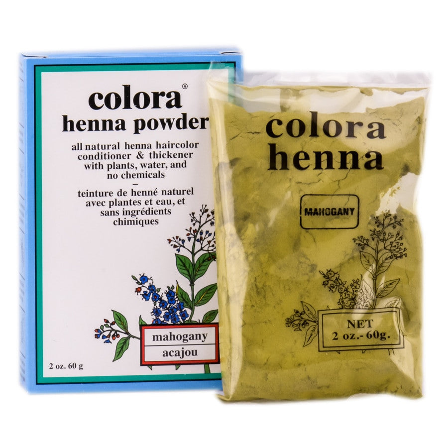 Colora Henna Powder Hair Color Mahogany 2Oz by Pasteur Pharmacy