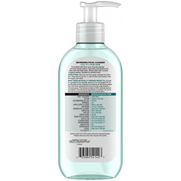 Garnier SkinActive Refreshing Facial Cleanser, 6.7 Fl Oz by Pasteur Pharmacy