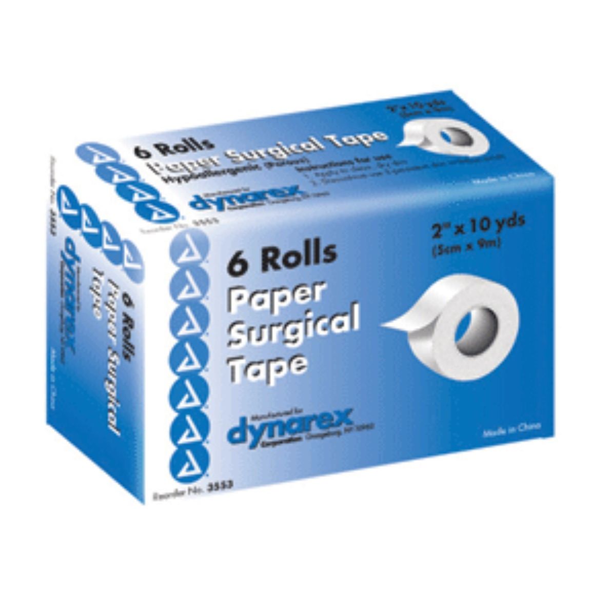 Dynarex Paper Surgical Tape – Microporous Medical Tape (2" x 10 Yards) - DestGlow