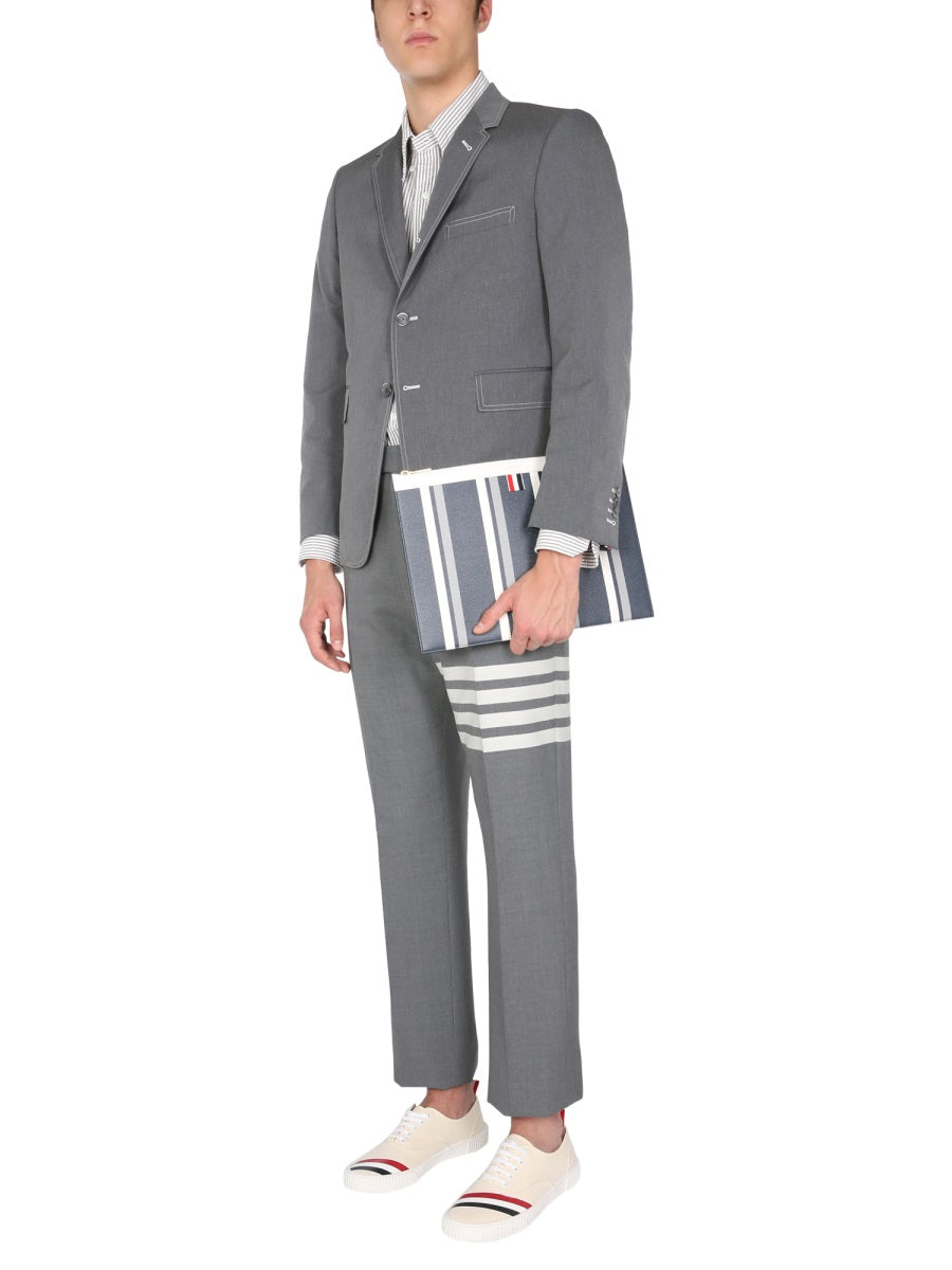 Thom Browne Men Classic Pants With Martingale