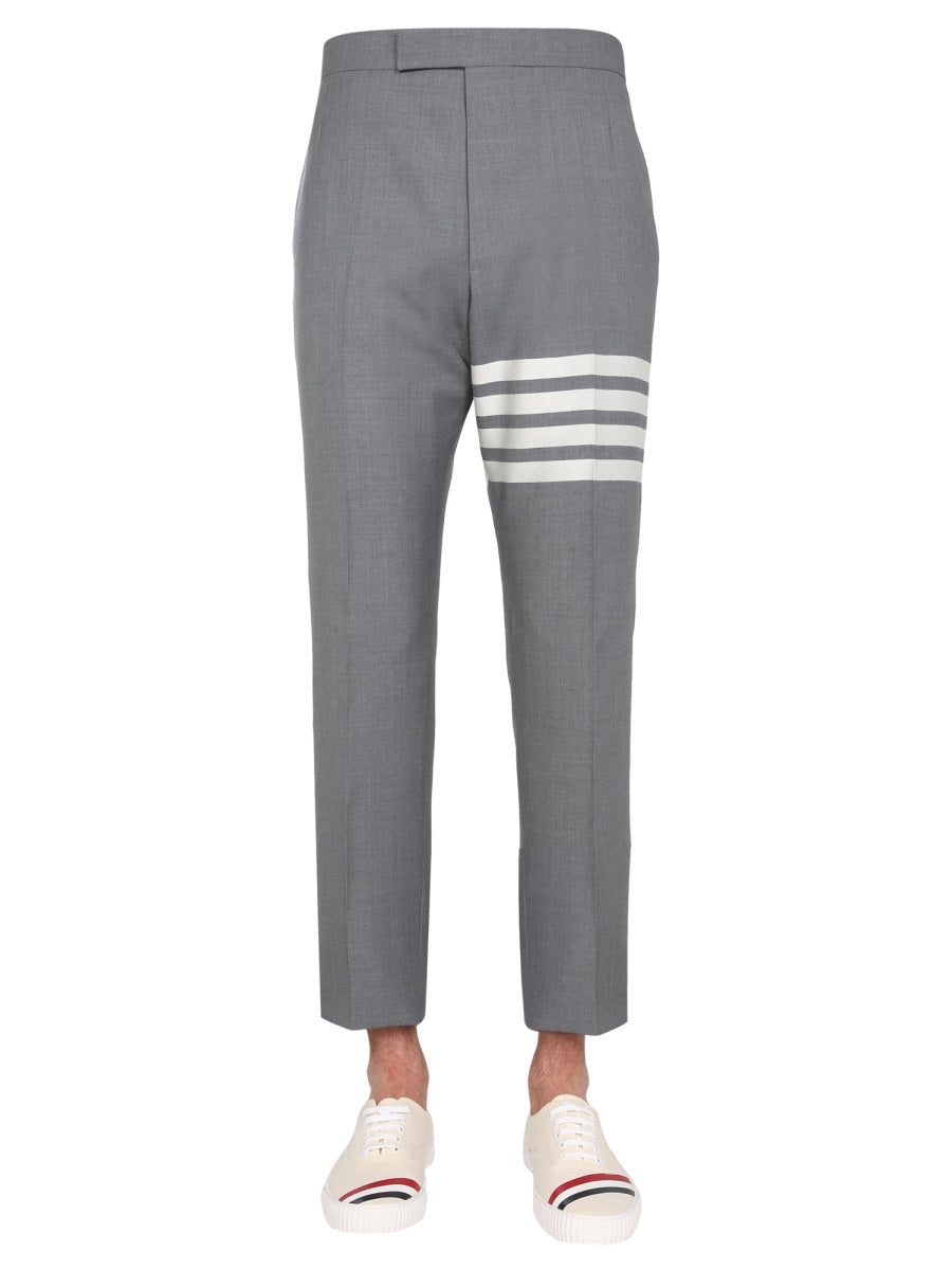 Thom Browne Men Classic Pants With Martingale