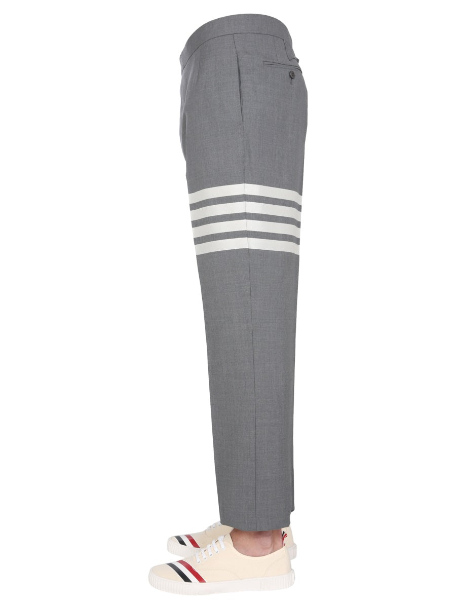 Thom Browne Men Classic Pants With Martingale