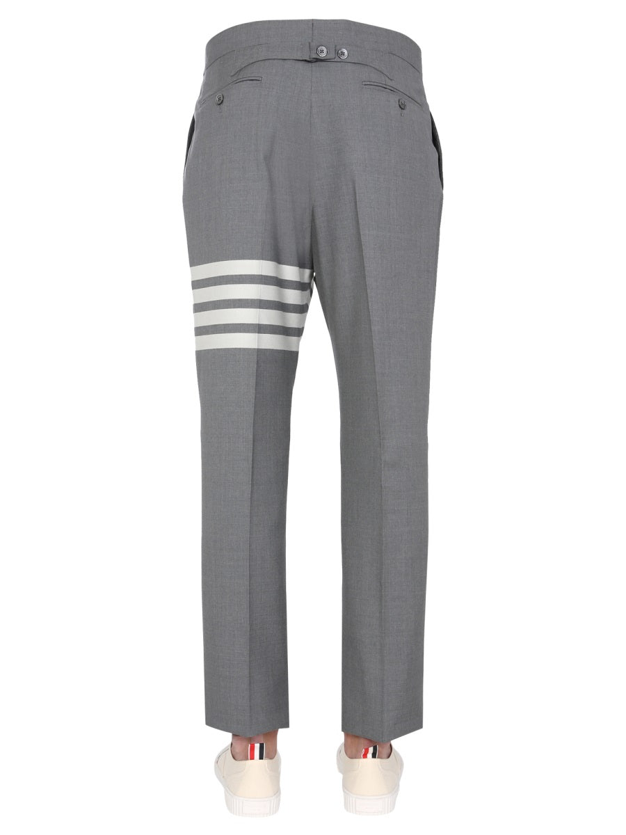 Thom Browne Men Classic Pants With Martingale