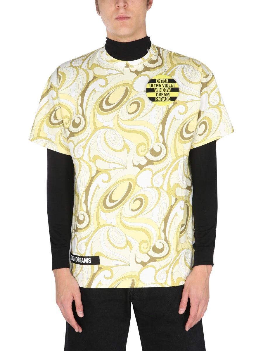 Raf Simons Men Crew Neck T-Shirt DestGlow