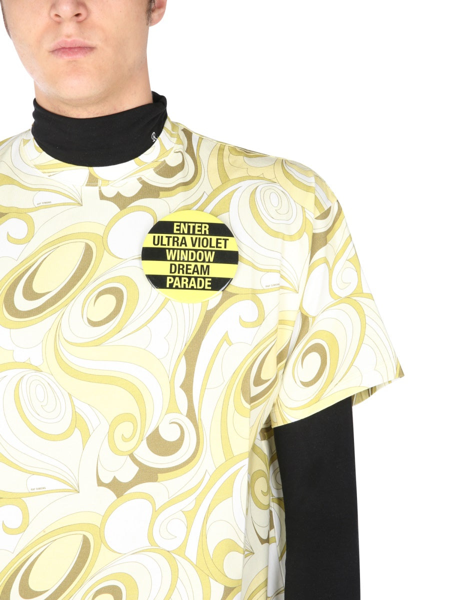 Raf Simons Men Crew Neck T-Shirt DestGlow