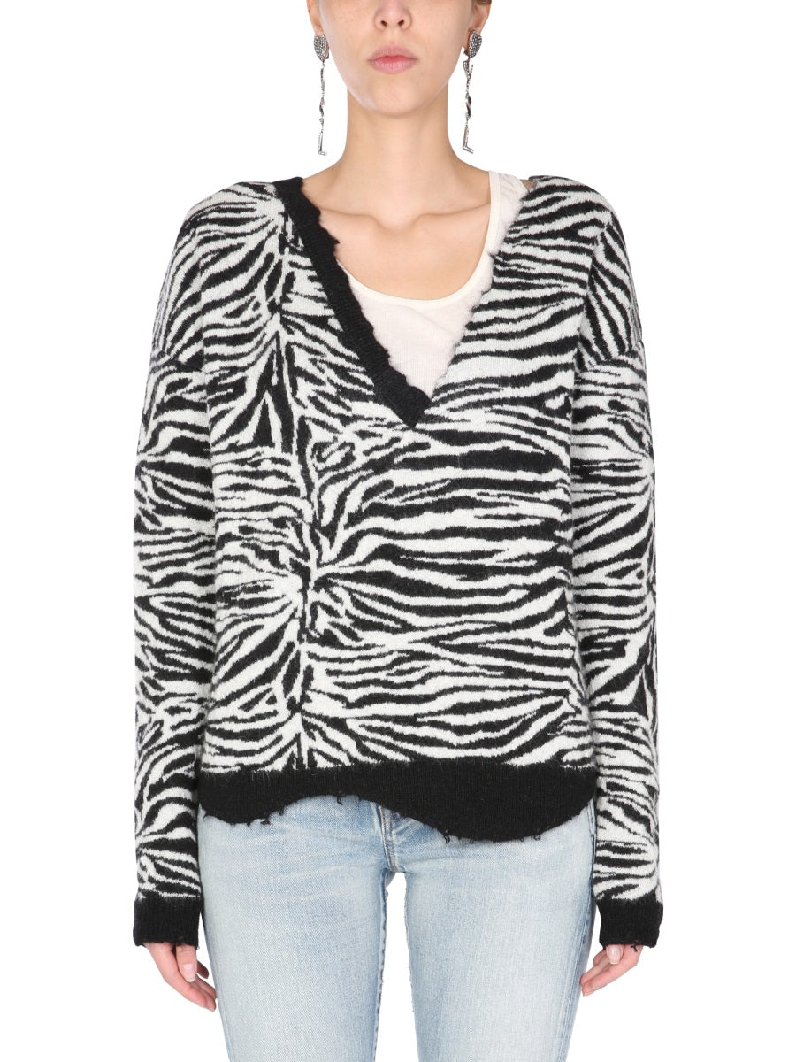 Saint Laurent Women V-Neck Sweater DestGlow