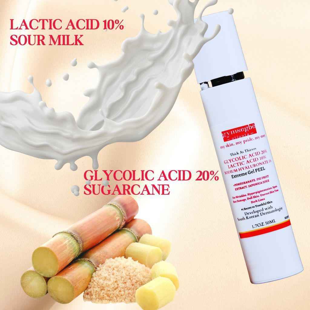 Thick As Thieves Pure Glycolic Acid Lactic Acid Extreme Gel Peel - 50ml