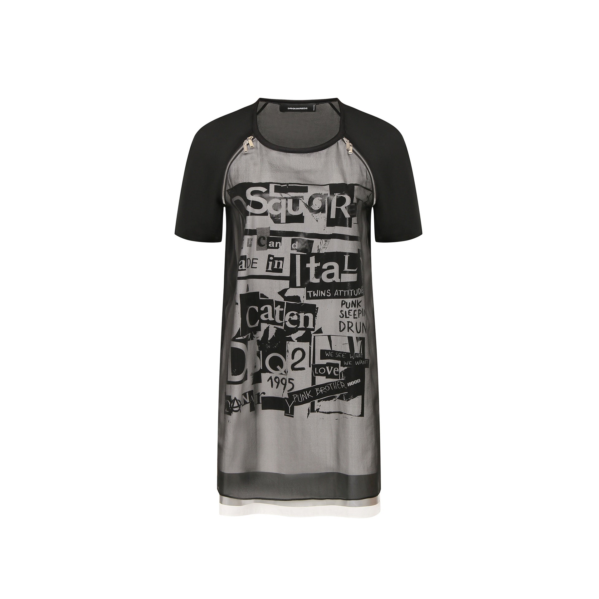 Dsquared2 Silk Printed Mini Dress Women by Luosophy