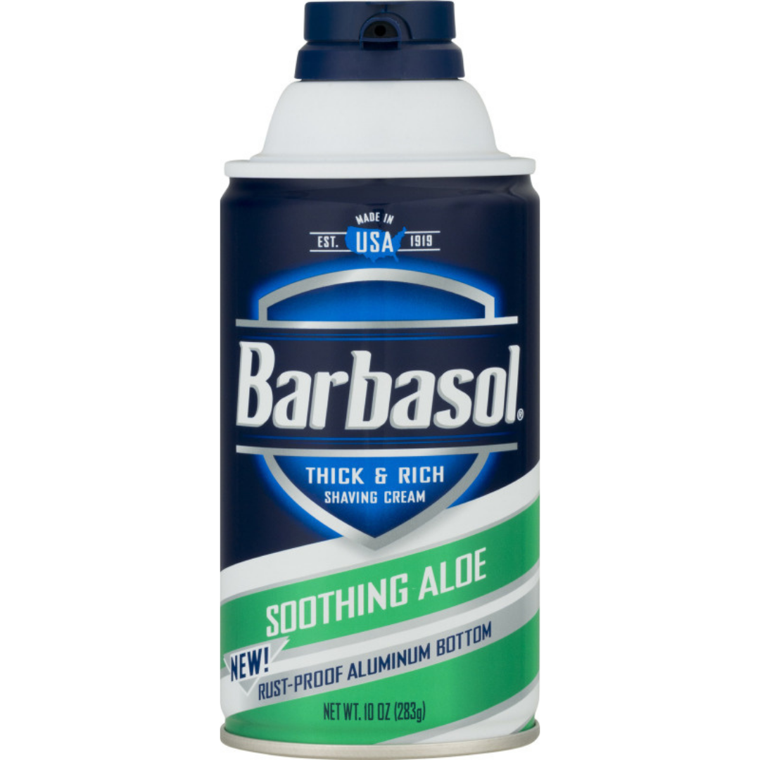 Barbasol Soothing Aloe Thick & Rich Shaving Cream (11oz) DestGlow